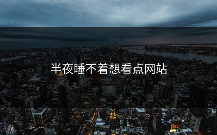 半夜睡不着想看点网站