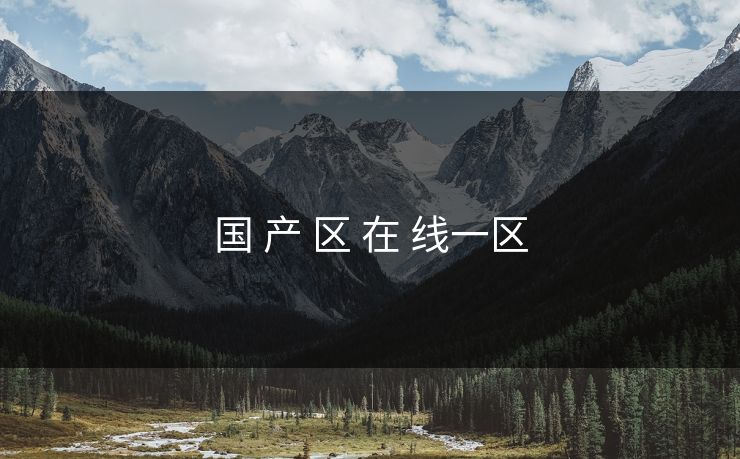 国 产 区 在 线一区